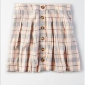 Pleated Mini Skirt